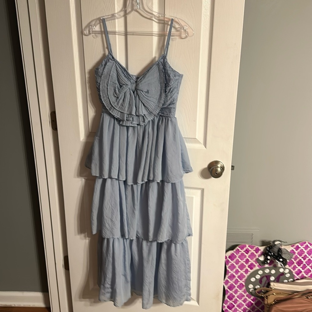 Light blue boutique dress size smalll